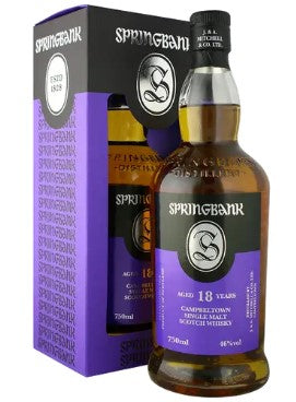 Springbank 18 Year Old Single Malt Scotch Whisky