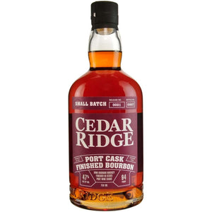 Cedar Ridge Port Cask Finished Iowa Bourbon  | 700ML