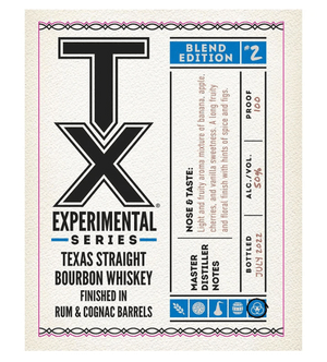 Firestone & Robertson TX Experimental Series Blend Edition #2 Texas Straight Bourbon Whisky