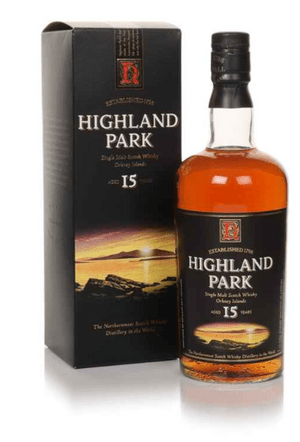 Highland Park 15 Year Old Sunset Label Early 2000s Single Malt Scotch Whisky | 700ML - Buy Liquor Online