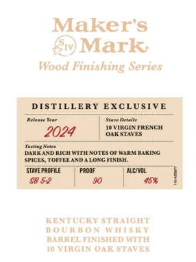 2024 Maker's Mark Wood Finishing Series SB 5-2 Kentucky Straight Bourbon Whiskey