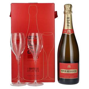 Piper-Heidsieck | Cuvee Brut with Glasses - NV