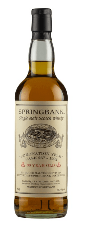 Springbank 30 Year Old Private Cask #267 Coronation Year 1992 Single Malt Scotch Whisky | 700ML