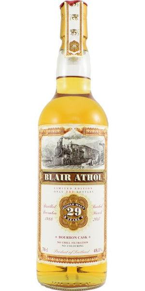 Blair Athol 29 Year Old (D.1988, B.2017) Bourbon Cask Scotch | 700ML