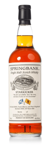 Springbank 2000 20 Year Old Starkicker Bottled 2020 Single Malt Scotch Whisky | 700ML - Buy Liquor Online