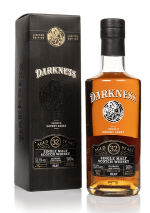 Darkness Islay 32 Year Old Oloroso Cask Finish Single Malt Scotch Whisky | 500ML