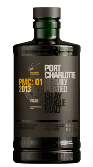 Bruichladdich Port Charlotte PMC: 01 2013 Heavily Peated Single Malt Scotch Whisky - Buy Liquor Online