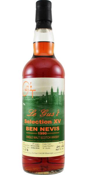 Ben Nevis 27 Year Old Le Gus't Selection XV Port Pipe Single Malt Scotch Whisky | 700ML - Buy Liquor Online