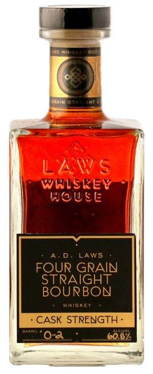 A.D. Laws Four Grain Cask Strength Straight Bourbon