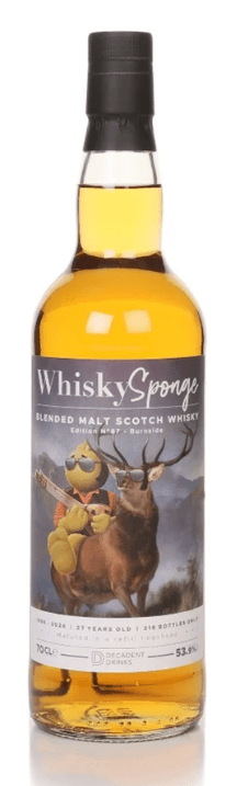 Burnside 27 Year Old 1996 - Whisky Sponge Edition #87 Decadent Drinks Blended Malt Scotch Whisky | 700ML - Buy Liquor Online