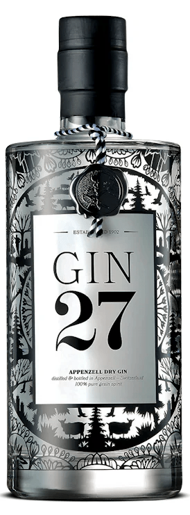 Gin 27 Premium Appenzeller Dry Gin | 700ML - Buy Liquor Online