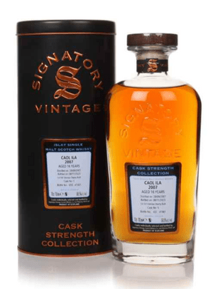 Caol Ila 16 Year Old 2007 (cask 5) - Cask Strength Collection (Signatory) Single Malt Scotch Whisky | 700ML - Buy Liquor Online