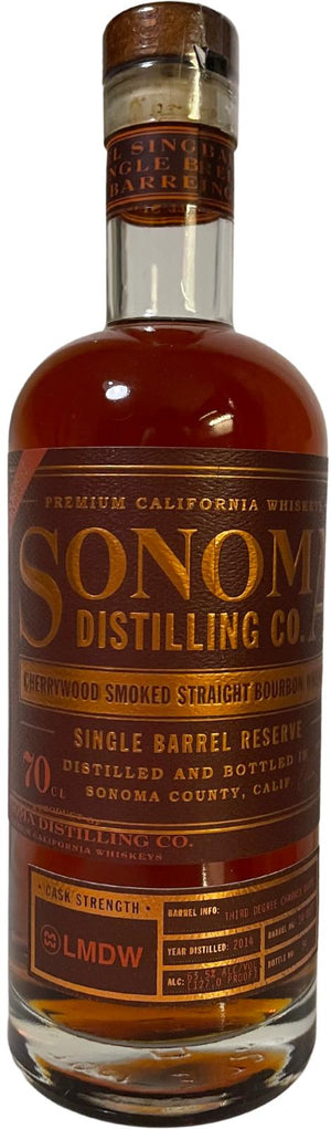 Sonoma Distilling Co. Cherrywood Smoked ( Barrel # 15-0463) 2015 Straight Bourbon