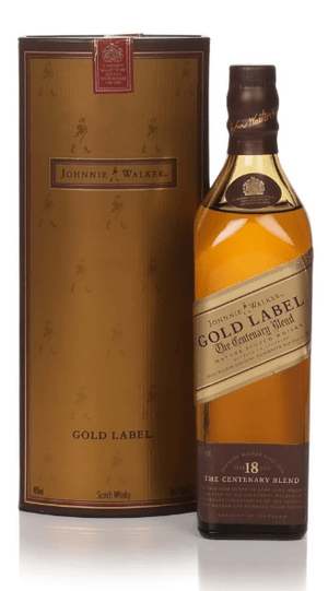 Johnnie Walker Gold Label The Centenary Blend 18 Year Old Blended Scotch Whisky | 200ML - Buy Liquor Online