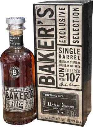 Bakers 11 Year Old 8 Months Single Barrel Kentucky Straight Bourbon