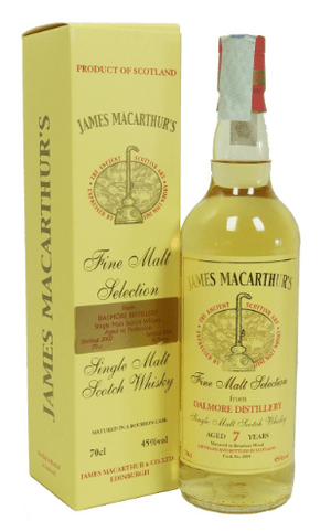 Dalmore 2007 James Macarthur's 7 Year Old Single Malt Scotch Whisky | 700ML - Buy Liquor Online