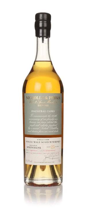 Springbank 25 Year Old 1997 Cask #242 Inaugural Casks (Nickolls & Perks) Single Malt Scotch Whisky | 700ML