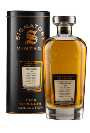 Port Dundas 25 Year Old Cask Strength Collection Signatory 1996 (Cask 128323) Single Grain Whisky | 700ML - Buy Liquor Online