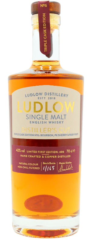 Ludlow Distiller's Cut Cask Edition #6 Pedro Ximenez Single Malt Whisky | 700ML - Buy Liquor Online