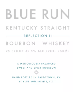 Blue Run Reflection II Bourbon Whisky