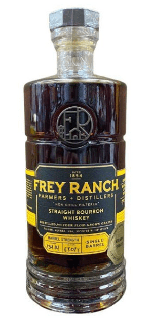 Frey Ranch Barrel Strength Single Barrel Bourbon Whisky