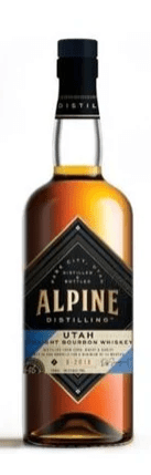 Alpine Distilling Utah Straight Bourbon Whiskey