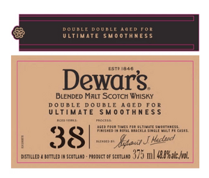 Dewar's Double Double 38 Year Old Blended Scotch Whisky | 375ML