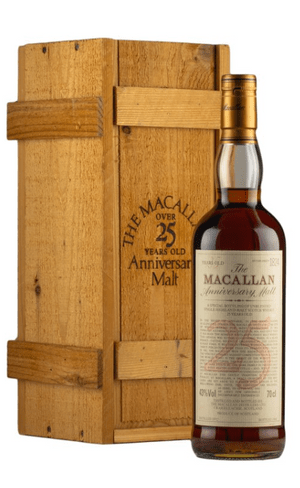 Macallan 25 Year Old Anniversary Malt 1972 Single Malt Scotch Whisky - Buy Liquor Online