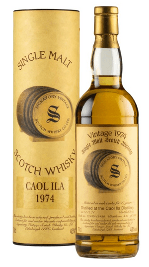 Caol Ila Signatory Vintage 1974 Single Malt Scotch Whisky | 700ML - Buy Liquor Online