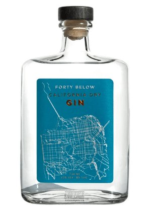 Forty Below California Dry Gin - Buy Liquor Online