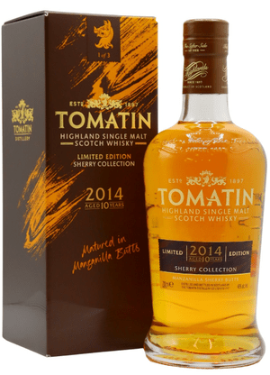 Tomatin 2014 Sherry Collection Manzanilla Cask 10 Year Old Single Malt Scotch Whisky | 700ML