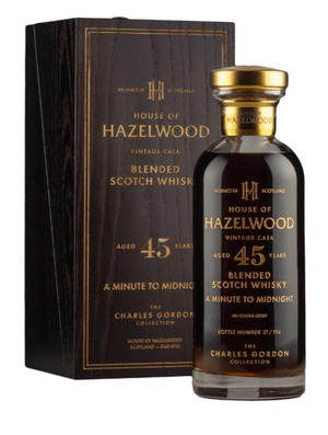 Minute to Midnight 45 Year Old House of Hazelwood Charles Gordon Collection Blended Scotch Whisky | 700ML