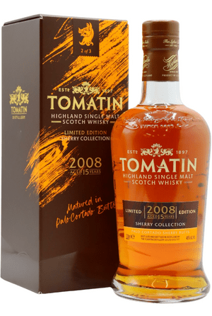 Tomatin Sherry Collection Palo Cortado Cask 2008 15 Year Old Single Malt Scotch Whisky | 700ML