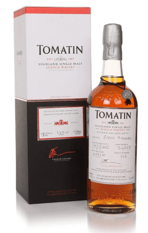 Tomatin 13 Year Old 2002 Cask #34915 Pedro Ximenez Cask - Distillery Exclusive Single Malt Scotch Whisky | 700ML - Buy Liquor Online