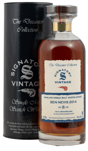 Ben Nevis 8 Year Old Whisky 2014 Signatory IBISCO Decanter | 700ML - Buy Liquor Online