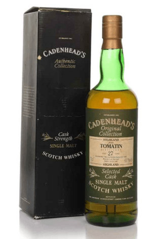 Tomatin 27 Year Old 1962 Original Collection Cadenhead's Single Malt Scotch Whisky | 700ML - Buy Liquor Online