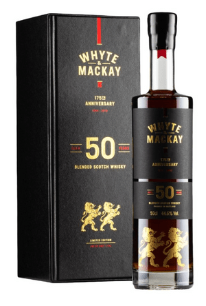 Whyte & Mackay 50 Year Old 175th Anniversary Blended Scotch Whisky | 500ML - Buy Liquor Online