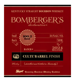 Bomberger's Declaration 2024 Release Culte Barrel Finish Bourbon Whisky