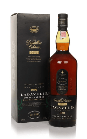 Lagavulin 1991 (bottled 2007) Pedro Ximenez Cask Finish - Distillers Edition Single Malt Whisky | 1L - Buy Liquor Online