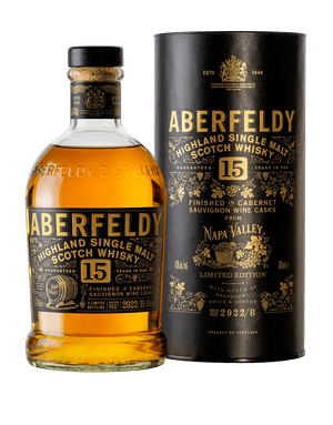 Aberfeldy 15-Year-Old Limited Edition Finished in Napa Valley Cabernet Sauvignon Casks Single Malt Scotch - Buy Liquor Online