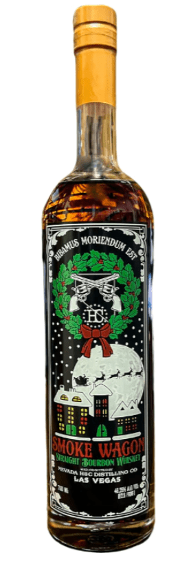 Smoke Wagon Christmas 2023 Limited Edition Straight Bourbon Whisky