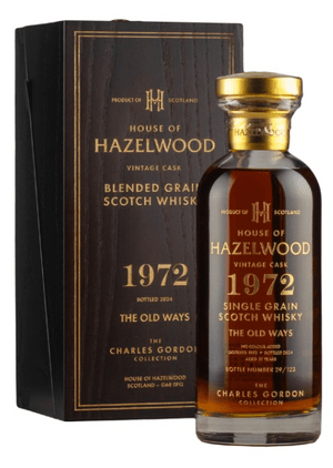 The Old Ways House of Hazelwood Charles Gordon Collection 1972 Blended Grain Scotch Whisky | 700ML