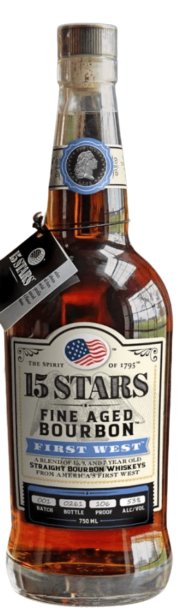 15 Stars | First West Straight Bourbon Whiskey | 2024 Limited Release - Buy Liquor Online