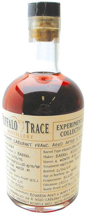 Buffalo Trace Experimental Collection | Cabernet Franc Aged After 6 Years - Buy Liquor Online