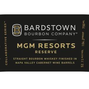 Bardstown Bourbon MGM Resorts Reserve Straight Bourbon