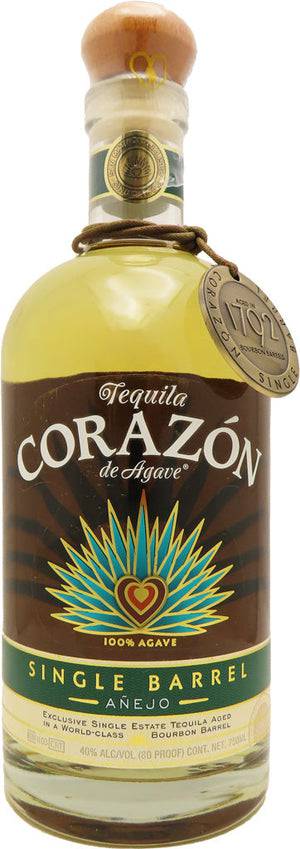 Corazon Single Barrel Aged in 1792 Bourbon Barrels Anejo