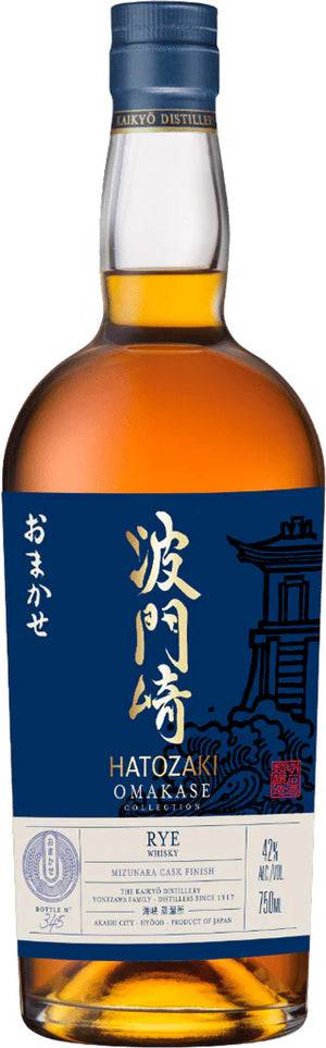 Hatozaki Omakase Rye | Mizurnara Cask Finish Whisky | 2024 Limited Edition - Buy Liquor Online