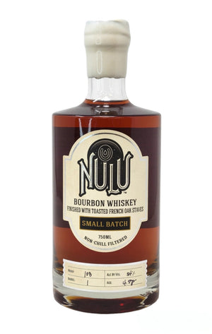 Nulu Finished with Toasted French Oak Staves Small Batch West Coast Exclusive Bourbon