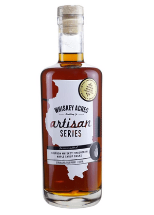 Whiskey Acres Artisan Series Barrel Strength Bourbon Finished in Maple Syrup Casks | 375ml