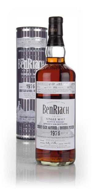 BenRiach 37 Year Old 1976 (cask 529) Bourbon Cask Finish | 700ML